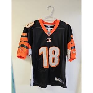 AJ Green Reebok On Field NFL Cincinnati Bengals #18 Football Jersey Men’s 48 XL
